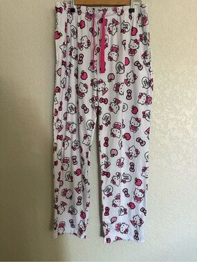 Hello Kitty White and Pink Sleep Pants